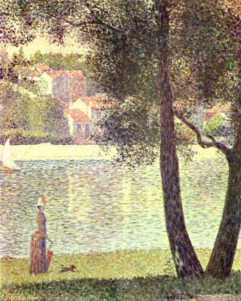 The Seine at Courbevoie by Georges Seurat — Oil Painting Reproduction