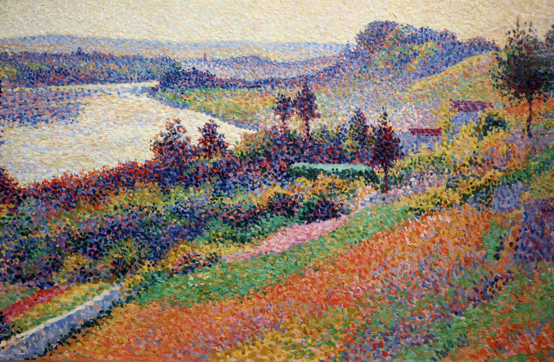 The Seine At Herblay by Maximilien Luce — Oil Painting Reproduction