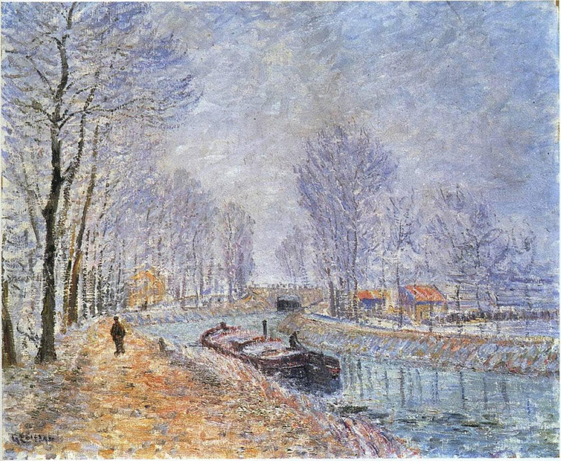 The Seine at Pontoise by Gustave Loiseau — Oil Painting Reproduction