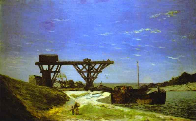 The Seine in Paris by Paul Gauguin — Oil Painting Reproduction