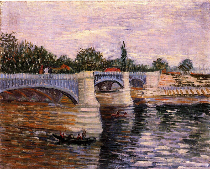 The Seine with the Pont de la Grande Jette by Vincent van Gogh — Oil Painting Reproduction
