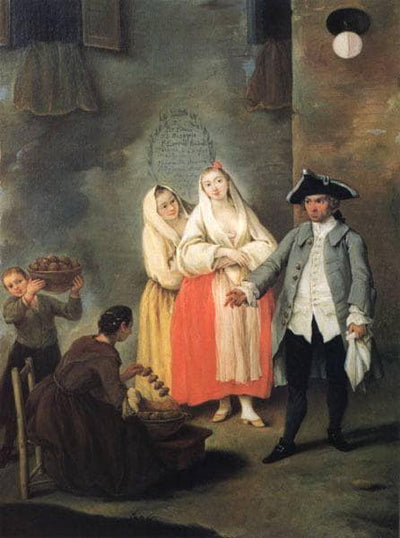 The Seller of Fritters in study