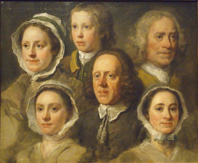 The servants of the painter by William Hogarth — Oil Painting Reproduction
