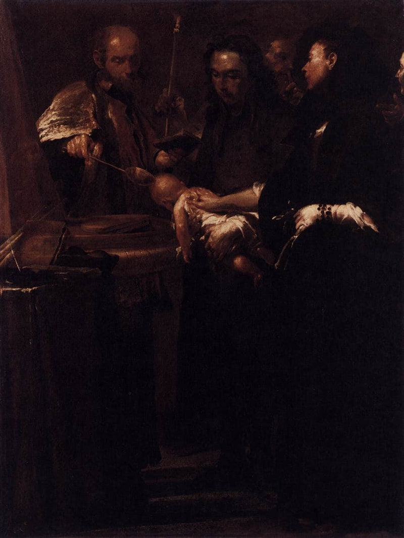 The Seven Sacraments - Baptism by Giuseppe Maria Crespi — Oil Painting Reproduction
