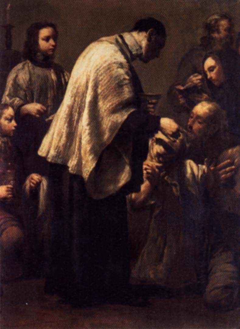 The Seven Sacraments - Communion by Giuseppe Maria Crespi — Oil Painting Reproduction