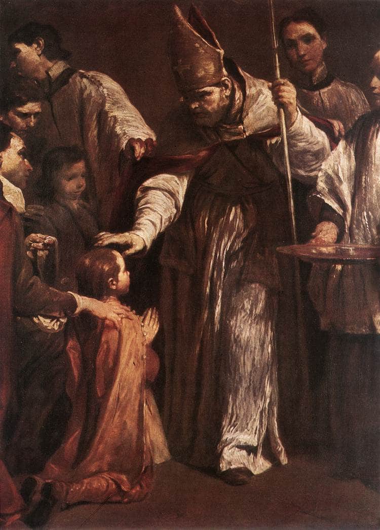 The Seven Sacraments - Confirmation by Giuseppe Maria Crespi — Oil Painting Reproduction