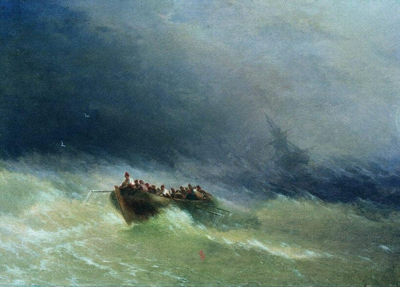The Shipwreck by Ivan Aivazovsky — Oil Painting Reproduction