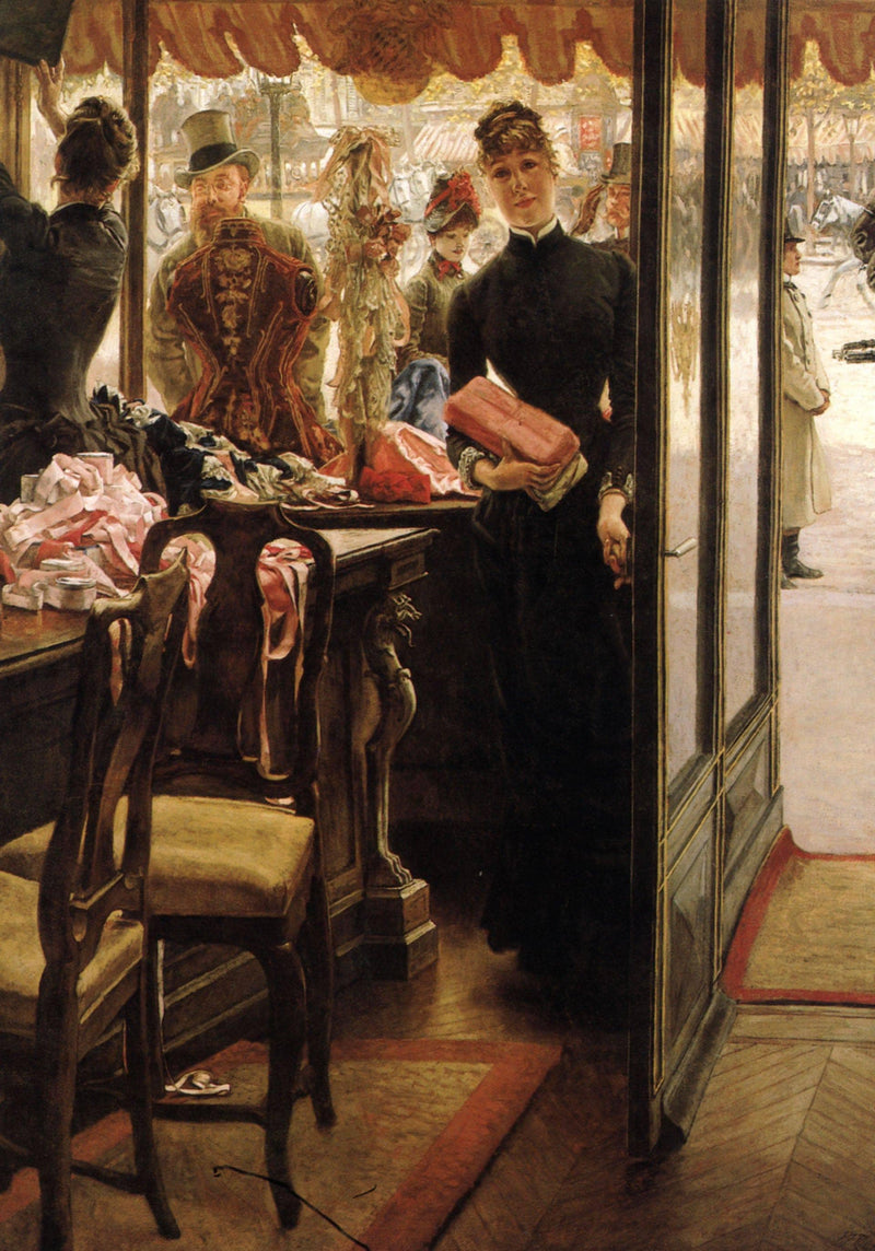The Shop Girl by James Tissot — Oil Painting Reproduction
