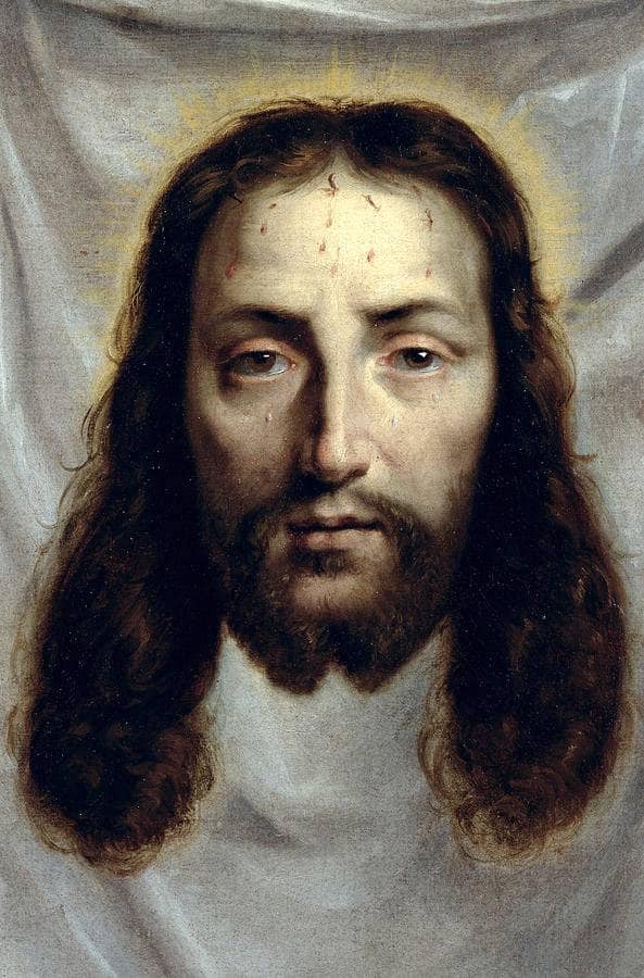 The Shroud of Saint Veronica by Philippe de Champaigne — Oil Painting Reproduction