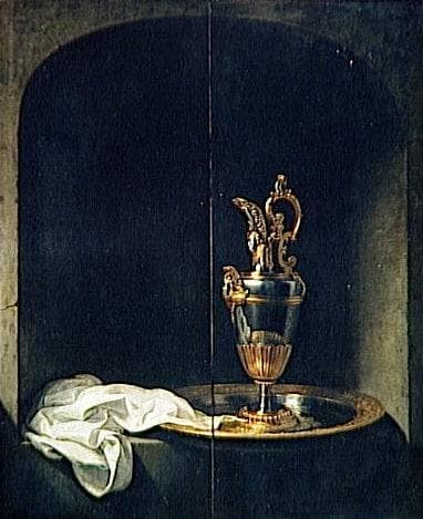 The Silver Ewer by Gerrit Dou — Oil Painting Reproduction