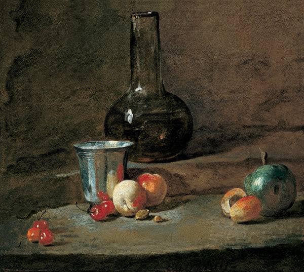 The Silver Goblet by Jean-Baptiste-Simeon Chardin — Oil Painting Reproduction