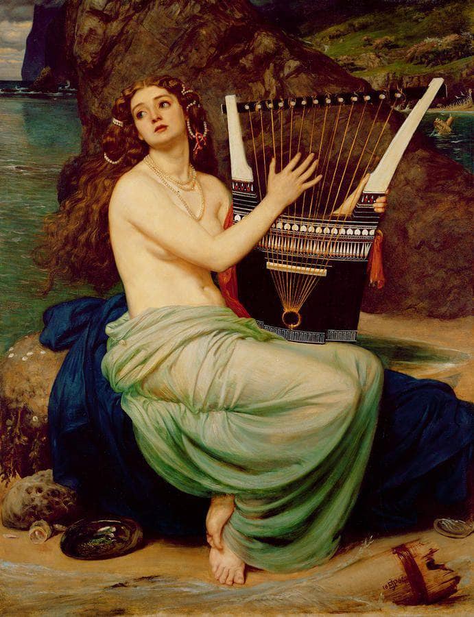 the Siren by Edward Poynter — Oil Painting Reproduction