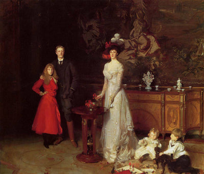 The Sitwell Family in bedroom