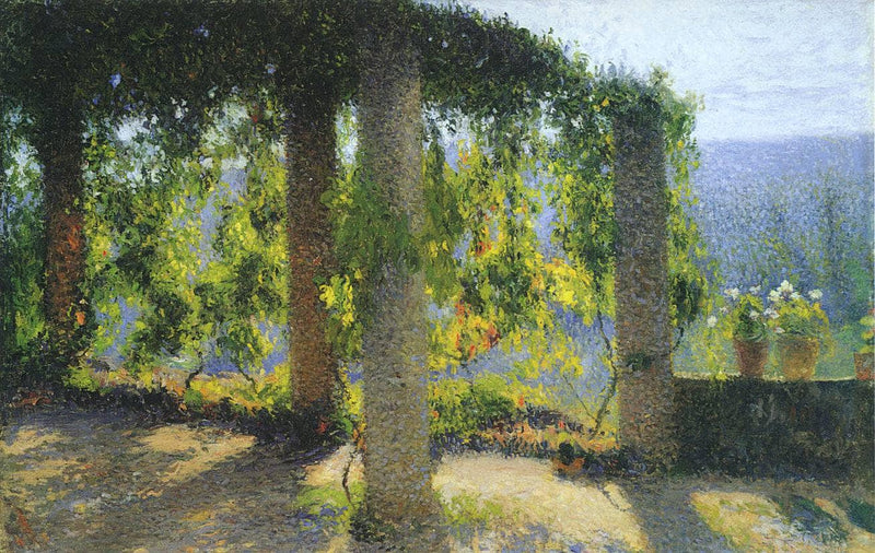 The Small Pergola by Henri Martin — Oil Painting Reproduction
