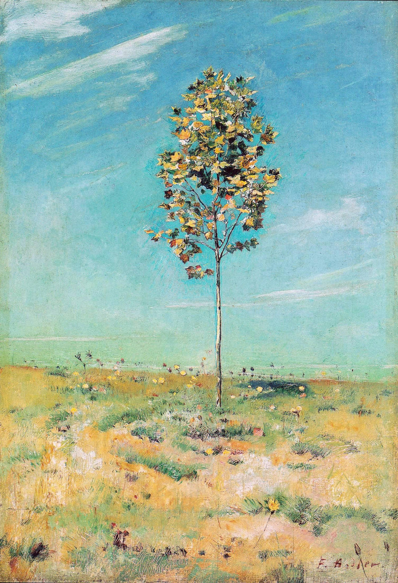 The Small Plantane by Ferdinand Hodler — Oil Painting Reproduction
