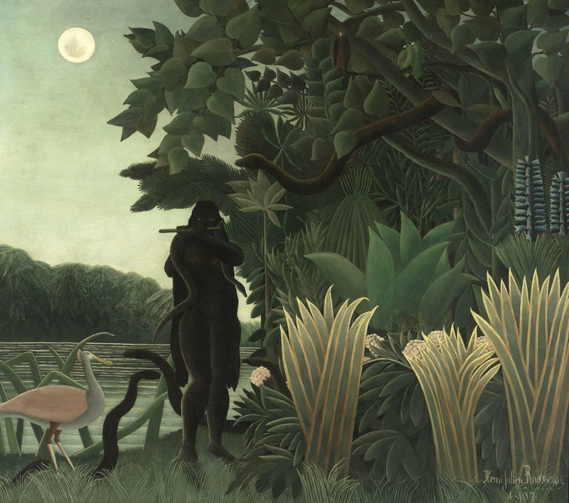 The Snake Charmer by Henri Rousseau — Oil Painting Reproduction