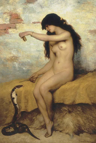 The snake charmer in apartment