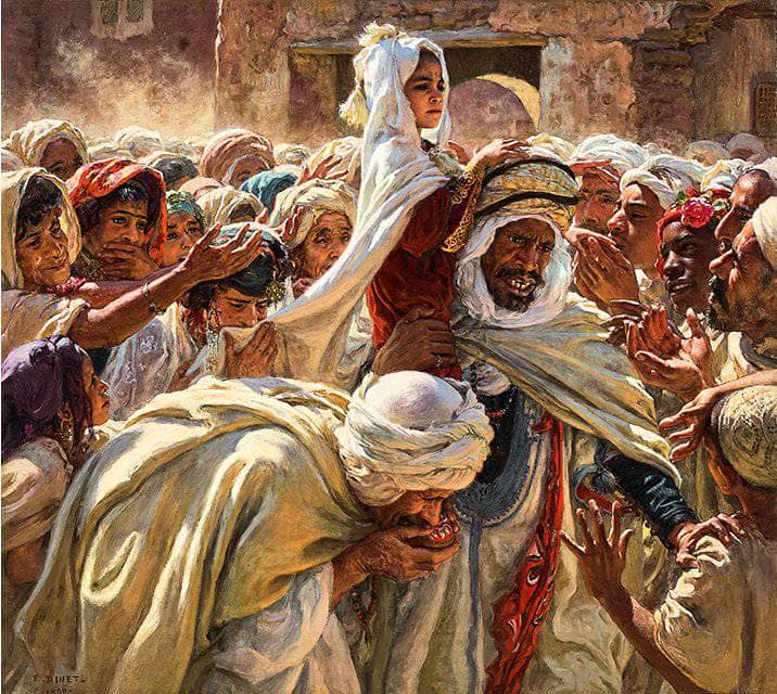 The Son of a Saint Mârabeth by Nasreddine Dinet — Oil Painting Reproduction