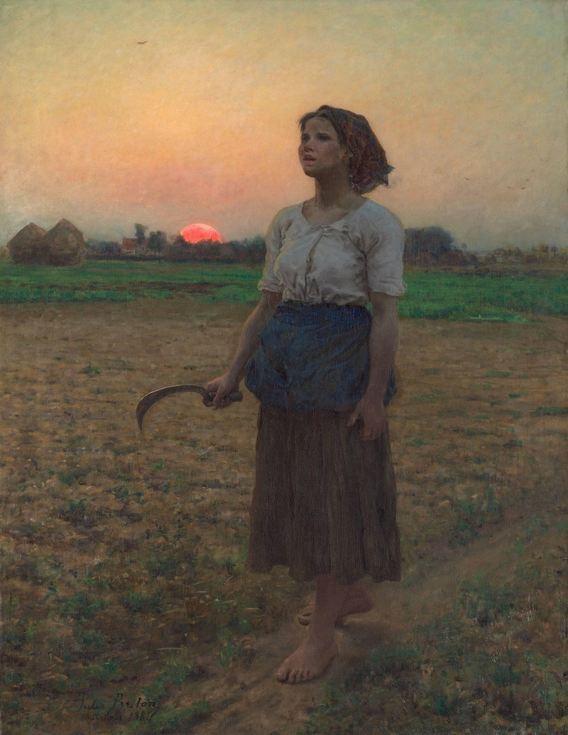 The Song of the Lark by Jules Breton — Oil Painting Reproduction