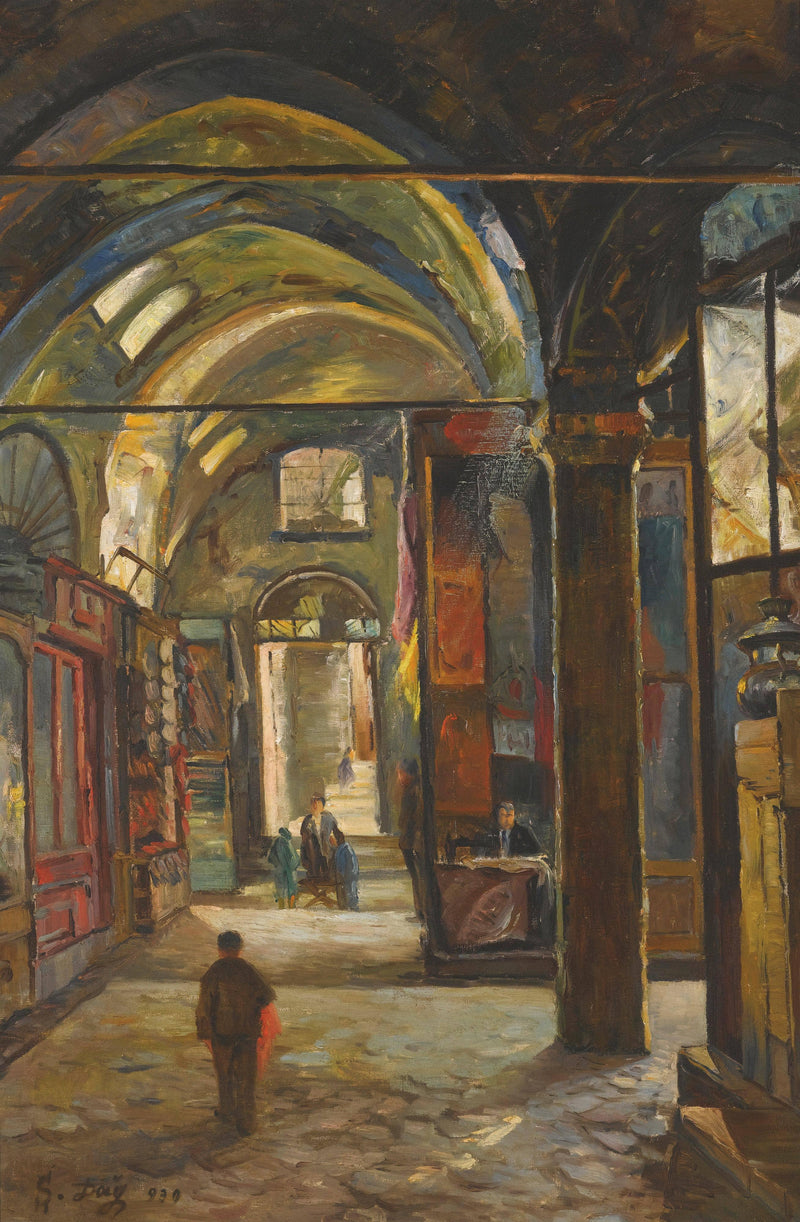 The Souk by Sevket Dag — Oil Painting Reproduction