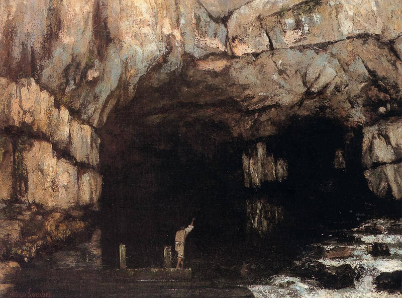 The Source of the Loue River by Gustave Courbet — Oil Painting Reproduction