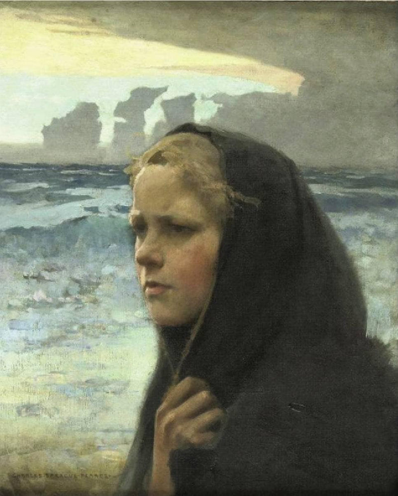 The Squall by Charles Sprague Pearce — Oil Painting Reproduction