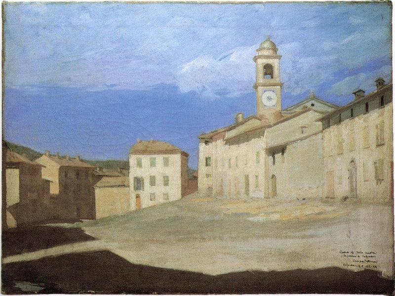 The square of Volpedo by Pellizza da Volpedo — Oil Painting Reproduction
