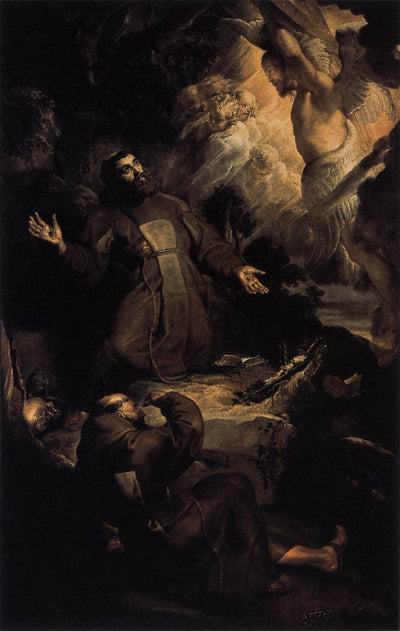 The Stigmatization of St. Francis in kitchen