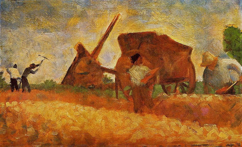 The Stone Breakers by Georges Seurat — Oil Painting Reproduction