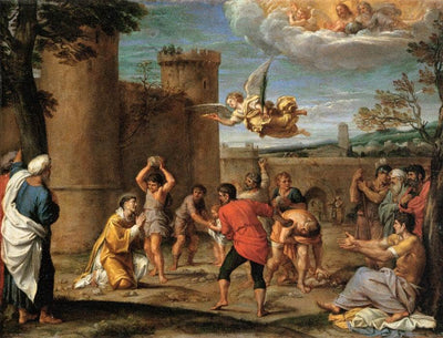The Stoning of St Stephen in bedroom