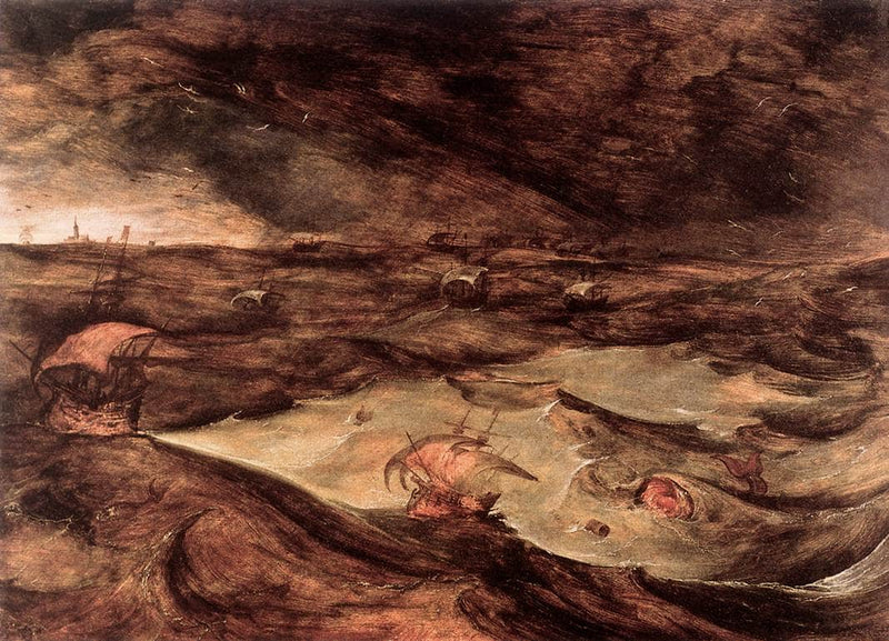 The Storm at Sea by Pieter Bruegel the Elder — Oil Painting Reproduction