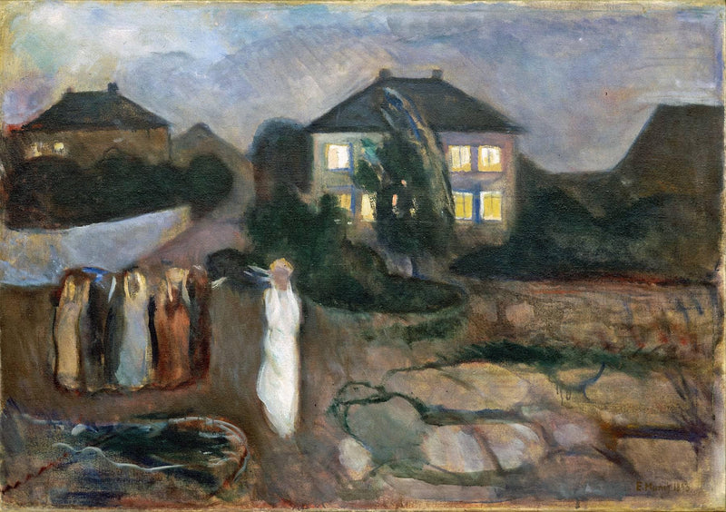 The Storm by Edvard Munch — Oil Painting Reproduction