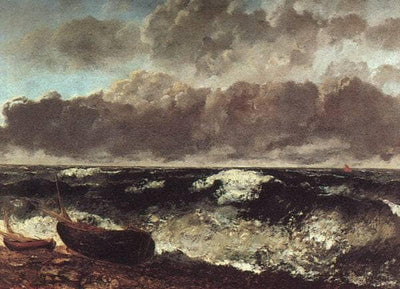 The Stormy Sea (The Wave) in entryway