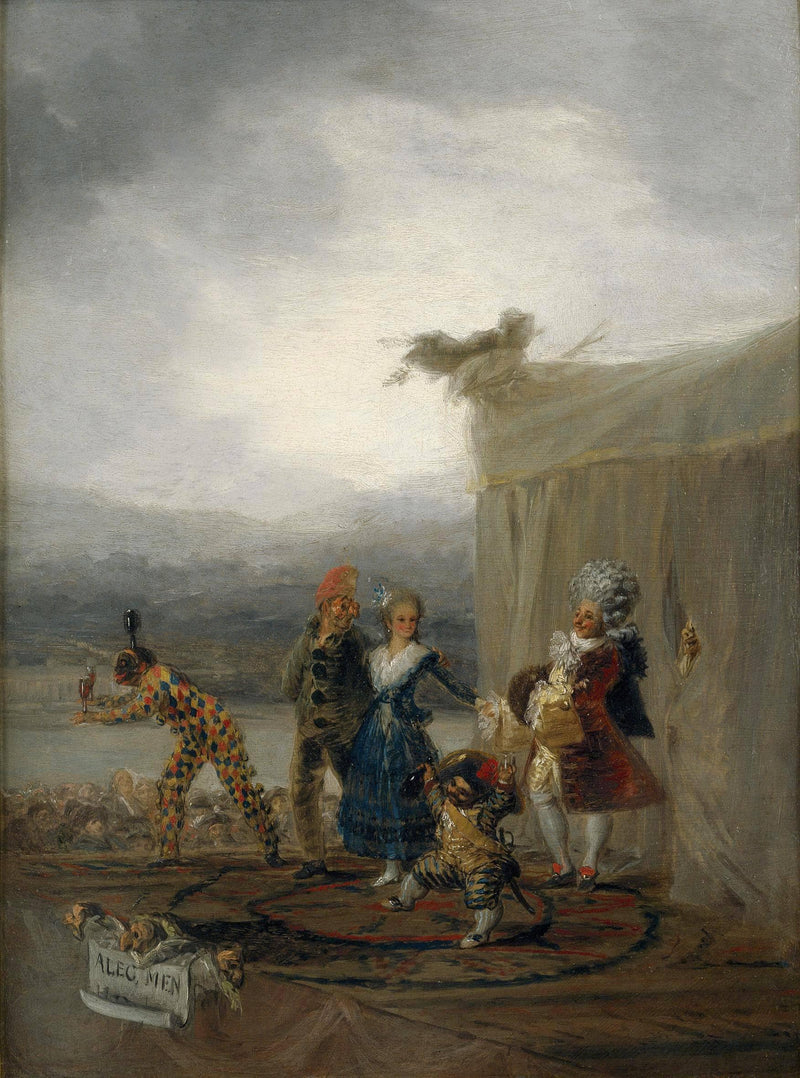 The Strolling Players by Francisco Goya — Oil Painting Reproduction