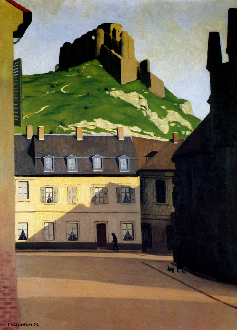 The Strong Castle and the place of Andelys by Felix Vallotton — Oil Painting Reproduction