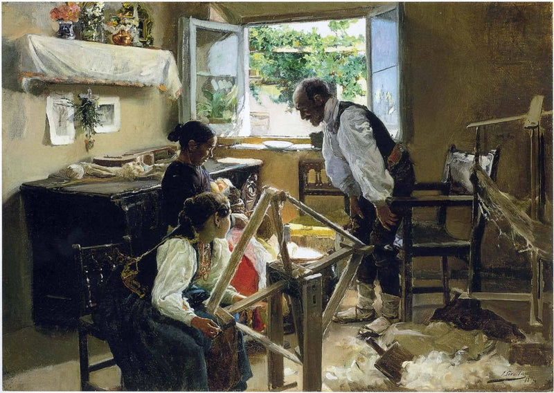 The suckling child by Joaquín Sorolla — Oil Painting Reproduction