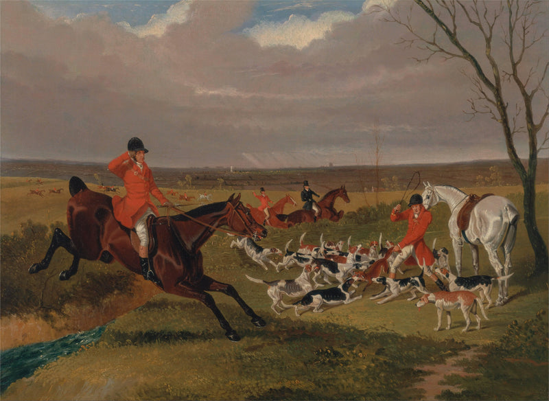 The Suffolk Hunt - The Death by John Frederick Herring Sr. — Oil Painting Reproduction