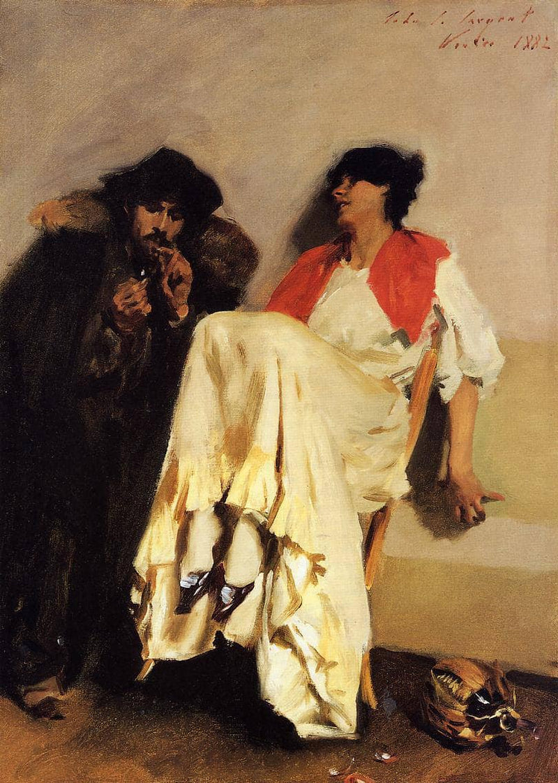 The Sulphur Match by John Singer Sargent — Oil Painting Reproduction