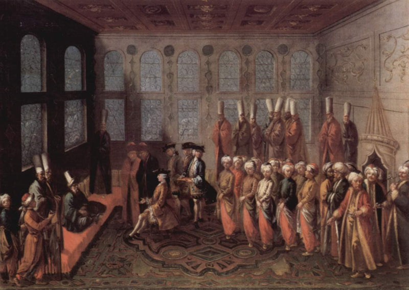 The Sultan's concert by Charles-Andre van Loo (Carle van Loo) — Oil Painting Reproduction