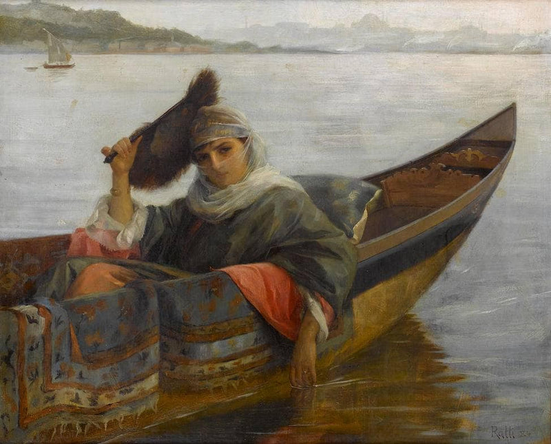 The Sultan's favourite by Théodore Ralli — Oil Painting Reproduction