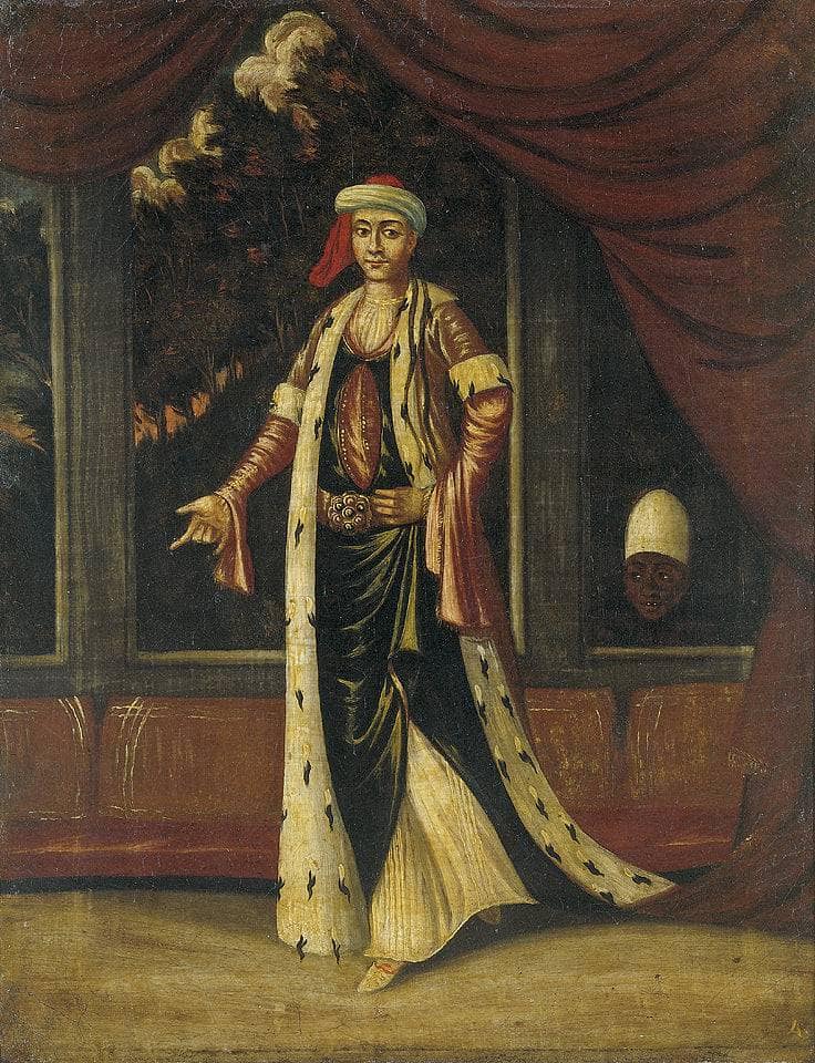 The Sultana-mother by Jean Baptiste Vanmour — Oil Painting Reproduction