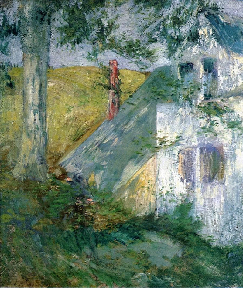 The Summer House by John Henry Twachtman — Oil Painting Reproduction