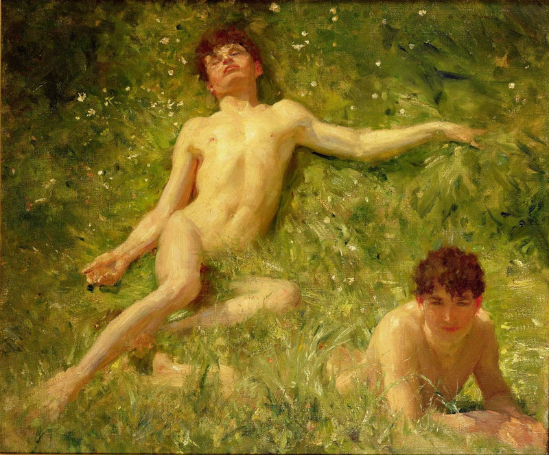 The Sunbathers by Henry Scott Tuke — Oil Painting Reproduction