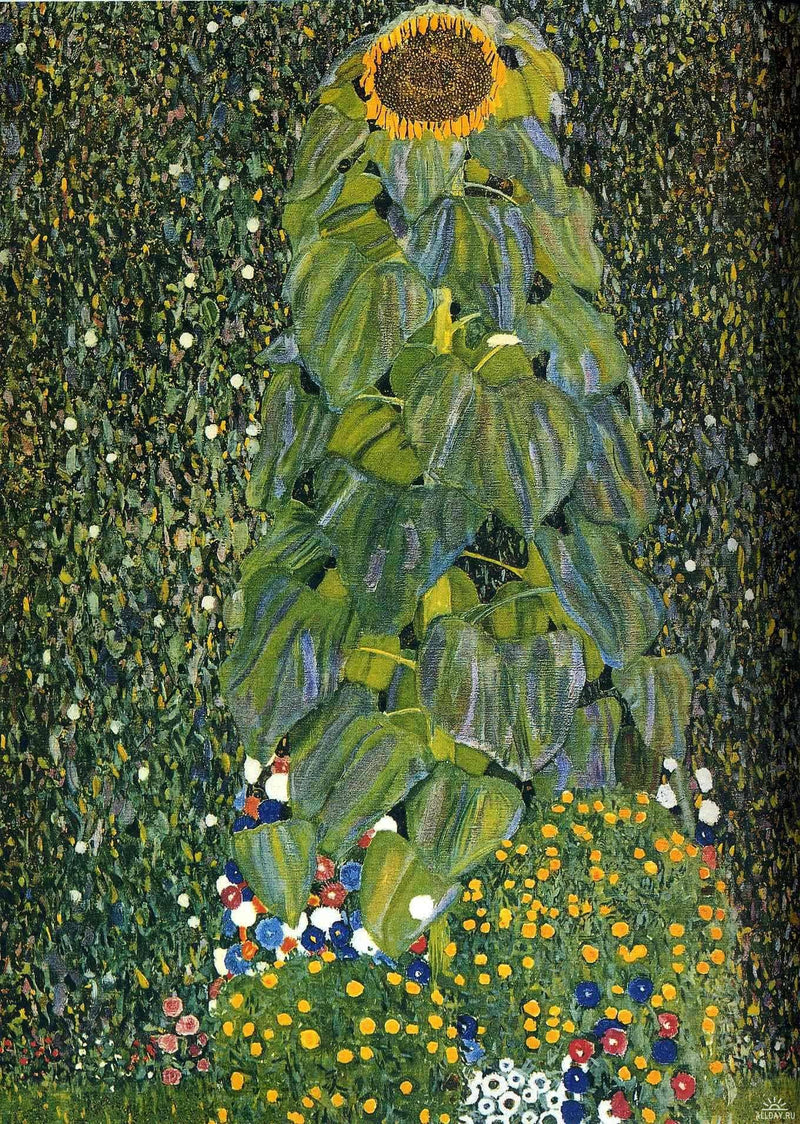 The Sunflower by Gustav Klimt — Oil Painting Reproduction