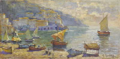 The Sunlit Harbor in kitchen