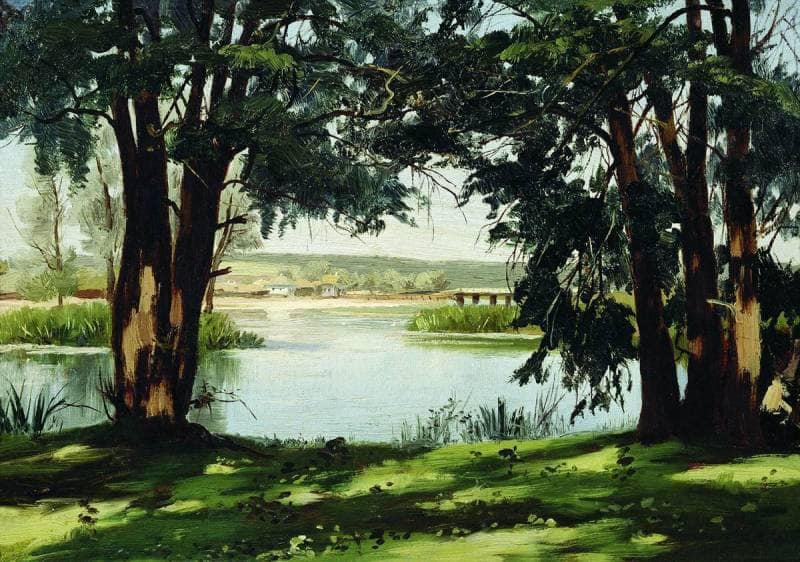 The sunny day by Volodymyr Orlovsky — Oil Painting Reproduction