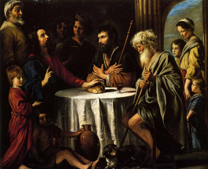 The Supper at Emmaus by Le Nain brothers — Oil Painting Reproduction