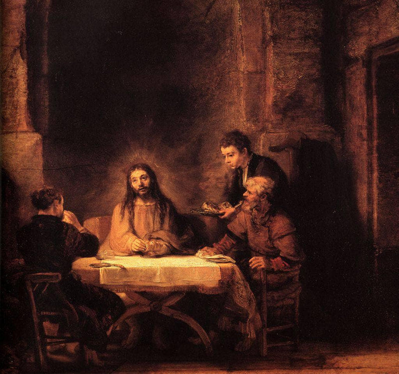 The Supper at Emmaus by Rembrandt — Oil Painting Reproduction