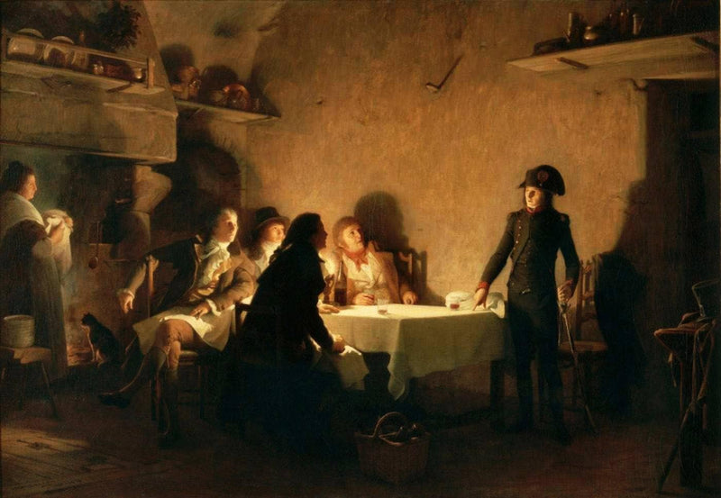 The Supper of Beaucaire, 28 July 1793 by Jean Lecomte du Nouÿ — Oil Painting Reproduction