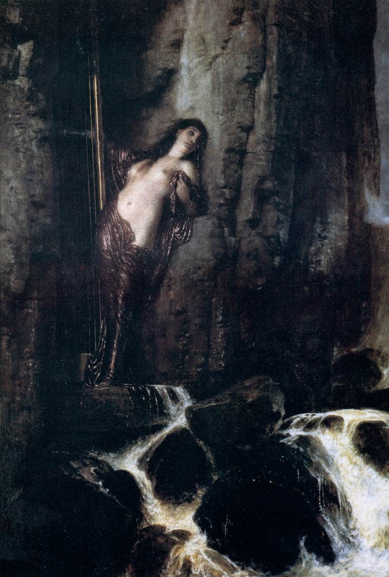 The Surf by Arnold Böcklin — Oil Painting Reproduction